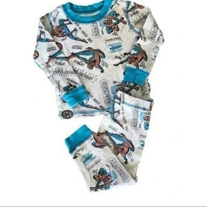 Disney Spiderman boys pj set 2T EUC